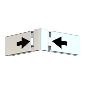 Alternative view of Corner Connector - Click Rail White