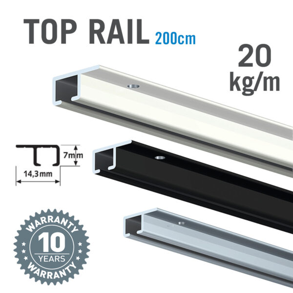 Top Rall TOP RAIL - 200cm - www.artiteqthailand.com