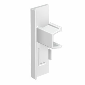 Alternative view of End Cap Info Rail - White L&R